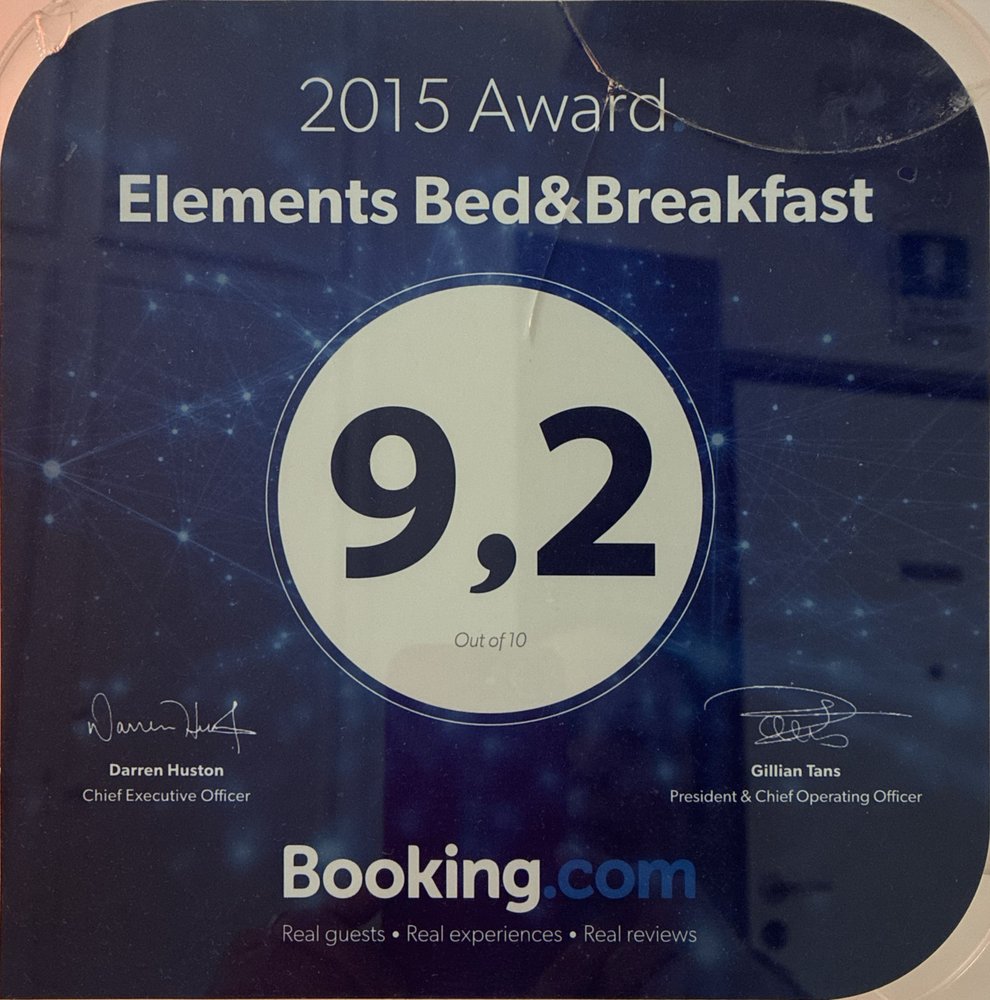 Booking.com Award of Excellence 2014